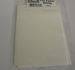 ����� thin fly foam 1 mm white Hareline